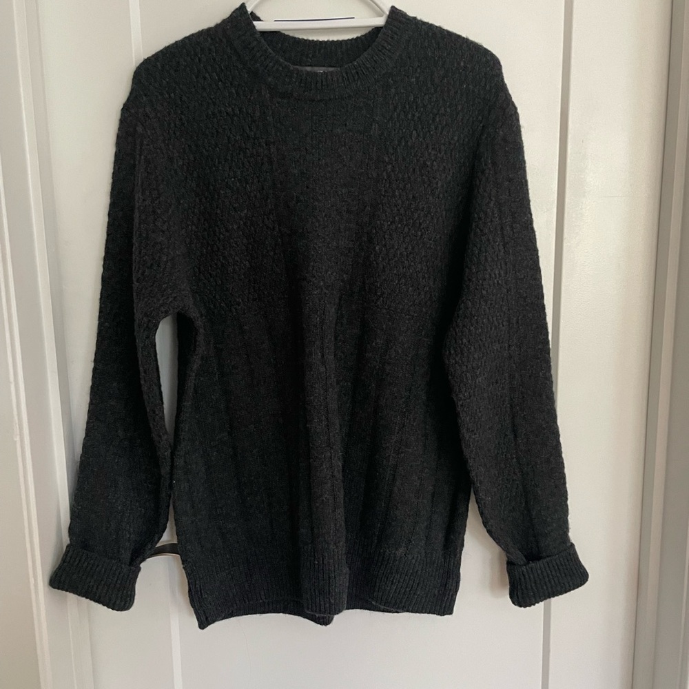 Men's cable knit sweater